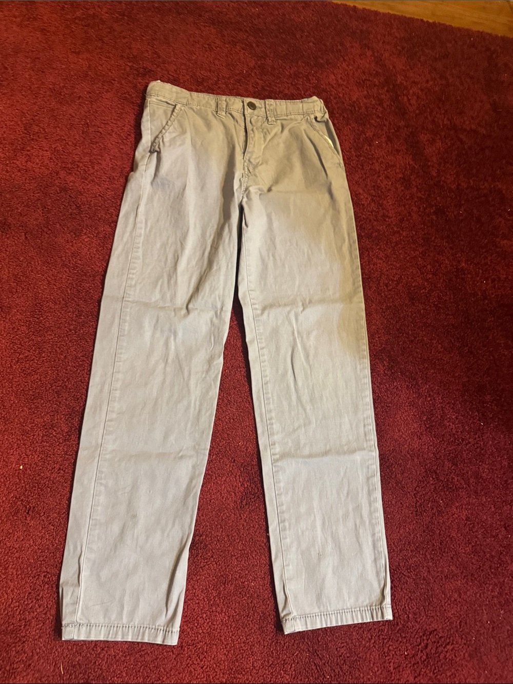 OshKosh B'gosh Boys' Light Gray Chinos